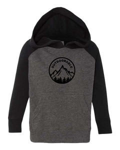 Outdoorable Charcoal and Black Sleeve with Black Hoodie