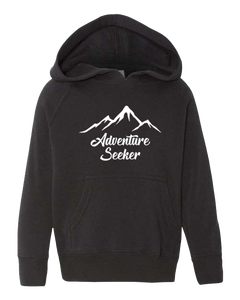 Adventure Seeker Black with White Hoodie