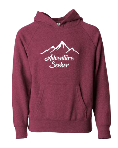 Adventure Seeker Crimson with White Hoodie