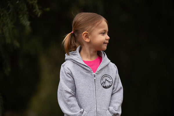 Outdoorable Zipup Hoodie Heather Grey