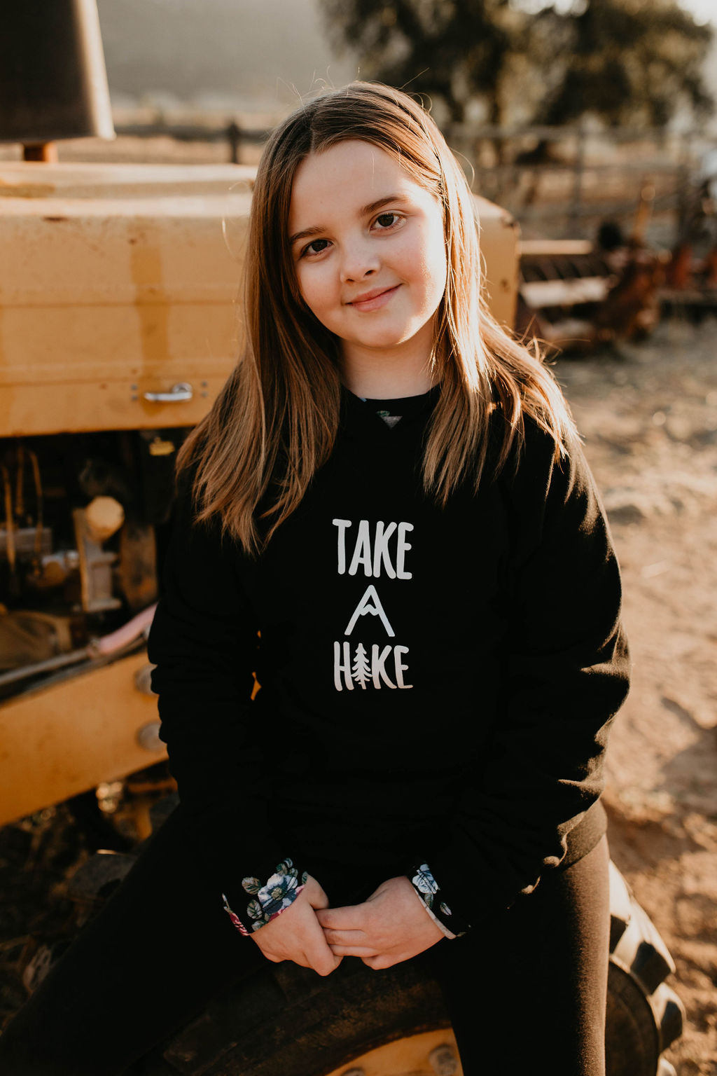 Take A Hike Black Hoodie