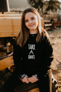 Take A Hike Black Hoodie