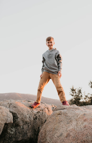 Adventure Seeker Nickel Grey with Black Hoodie