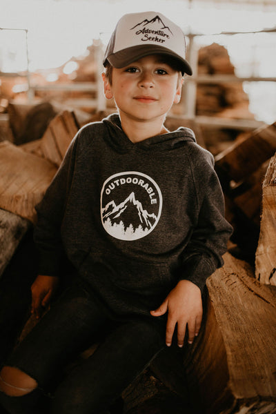Outdoorable Light Weight Charcoal Hoodie