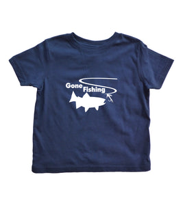 Gone Fishing Toddler Shirt