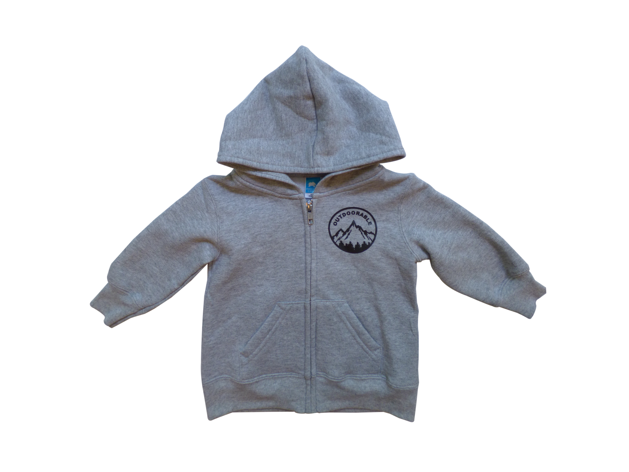 Outdoorable Zipup Hoodie Heather Grey