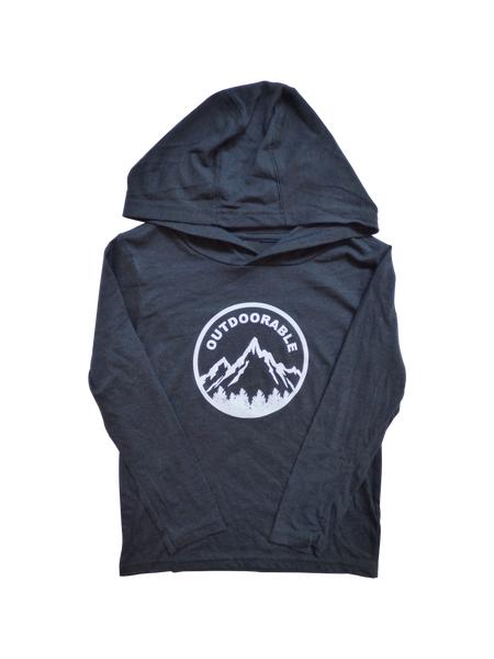 Outdoorable Light Weight Charcoal Hoodie