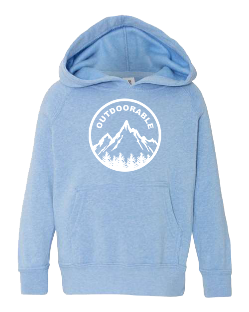 Outdoorable Sky Blue with White Hoodie
