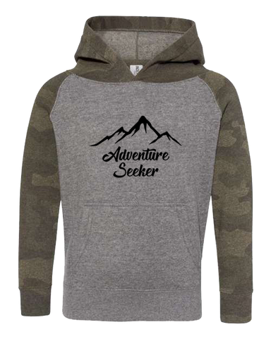 Adventure Seeker Camo with Black Hoodie