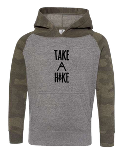 Take A Hike Camo with Black Hoodie