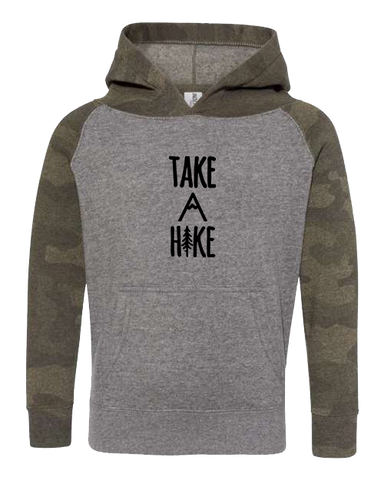 Take A Hike Camo with Black Hoodie