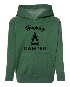 Happy Camper Moss Green with Black Hoodie